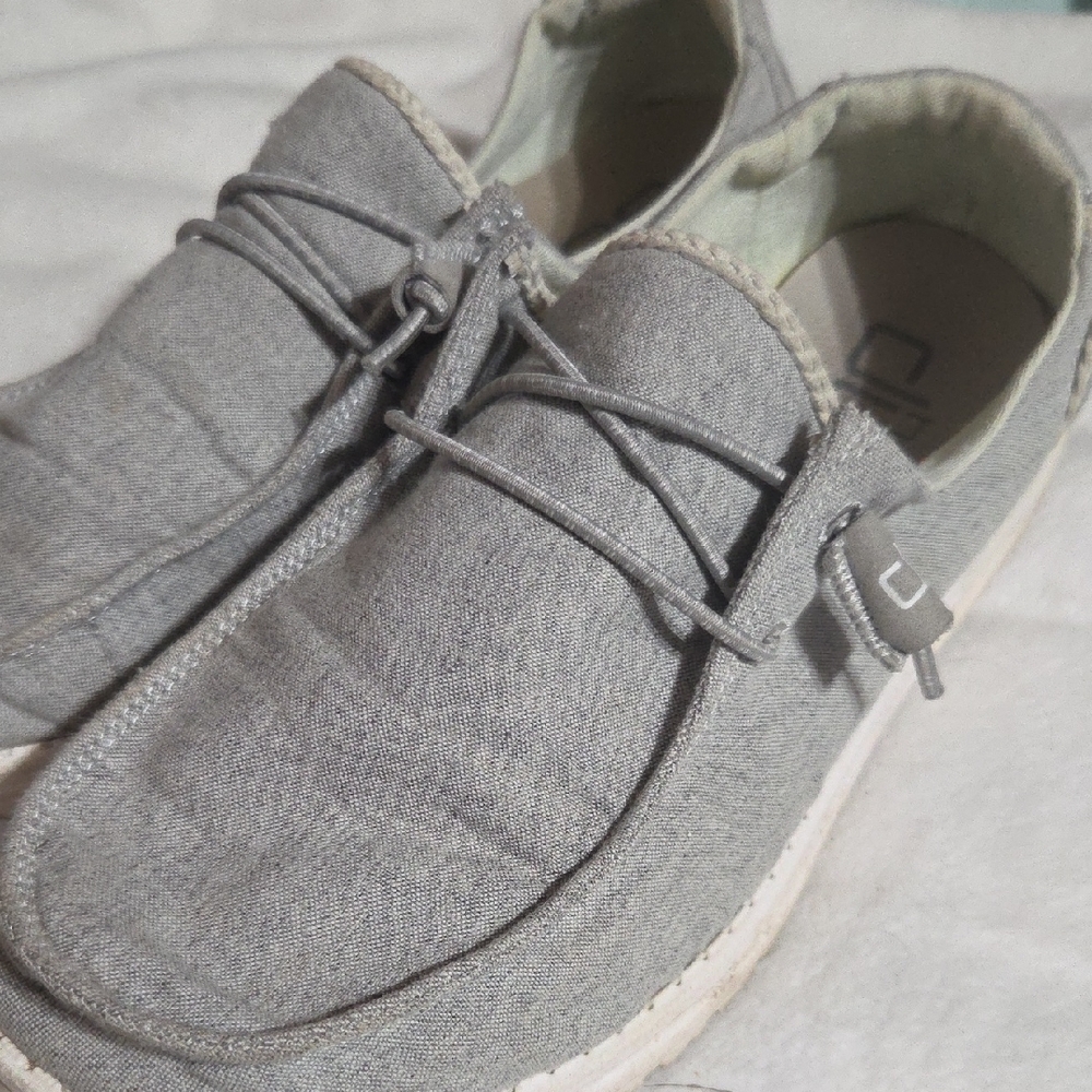 Hey Dude Gray Women's Loafers